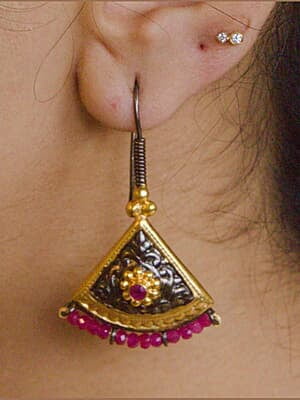 Antique Ruby Earings