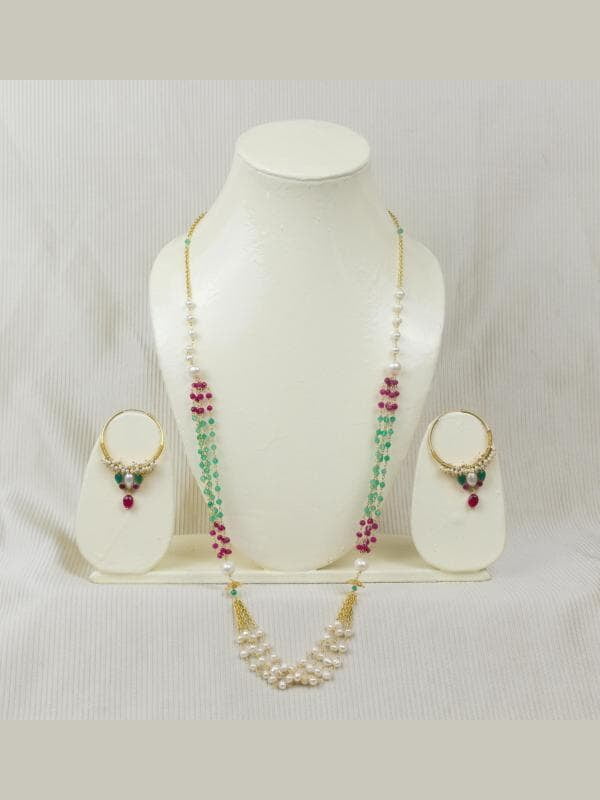 Fresh pearl Ensemble necklace set