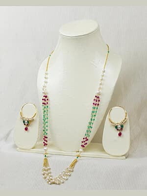 Fresh pearl Ensemble necklace set